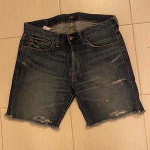 Ralph Lauren Destroyed Denim Shorts